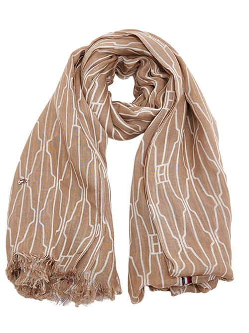 Sciarpa beige in modal Tommy Hilfiger | AW0AW17490RBC
